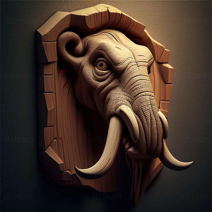 3D model Ice Age Adventures game (STL)